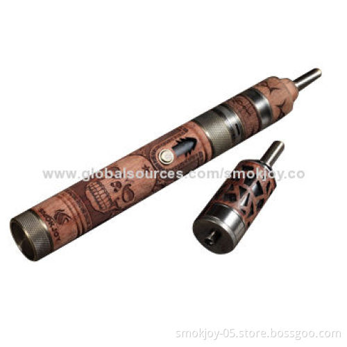 New Smokjoy Wooden N Fire LA3/LS4 Atomizer with 2.5mL Capacity, OEM Orders Available